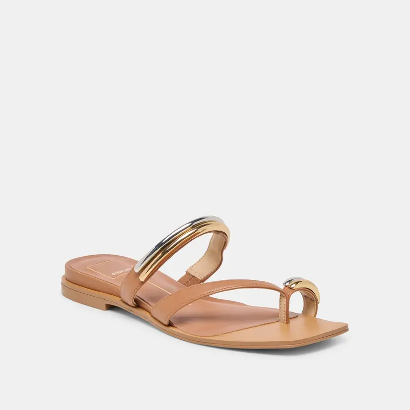 Tarina Sandals Caramel Leather 3
