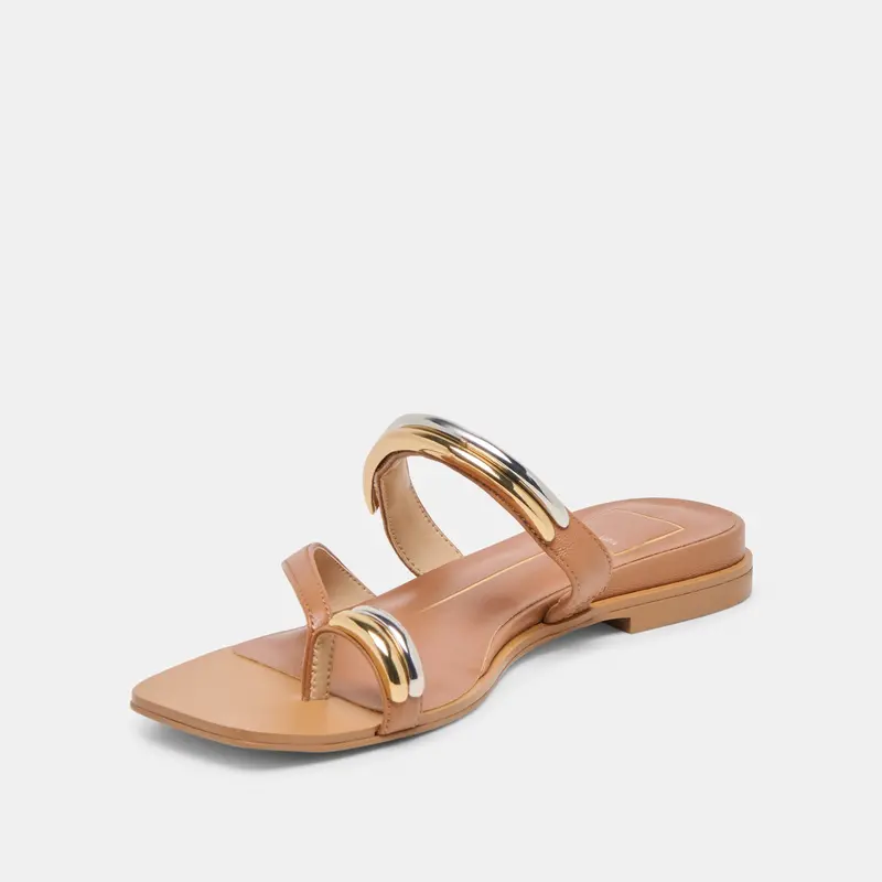 Tarina Sandals Caramel Leather 6