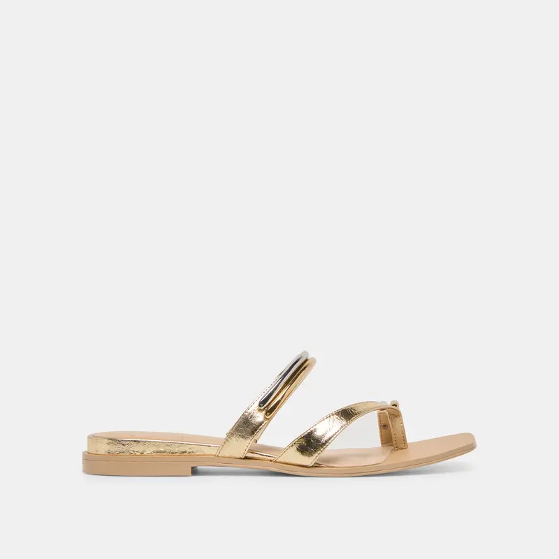 Tarina Sandals Gold Leather 1