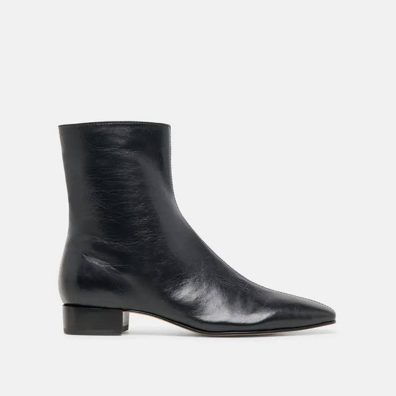Tarine Booties Black Leather 1