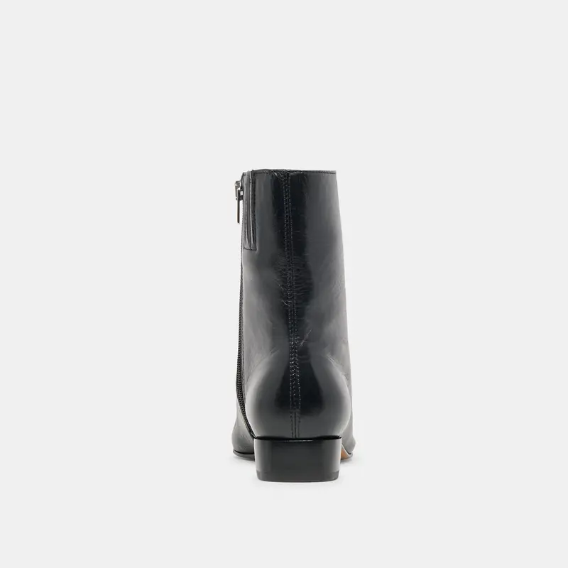 Tarine Booties Black Leather 10