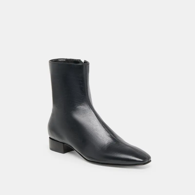 Tarine Booties Black Leather 3