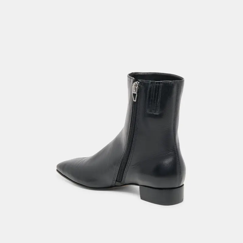 Tarine Booties Black Leather 8
