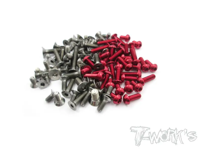 Tass-P1217  64 Titanium &7075-T6 Screw Set For Rapide P12 Wc 2017 2