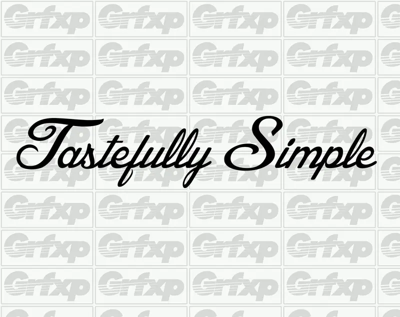 Tastefully Simple Sticker 1