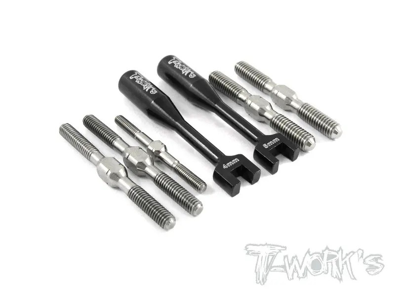 Tb-003 Mugen Mbx-6/Mbx-7 Titanium Turnbuckle Set 1