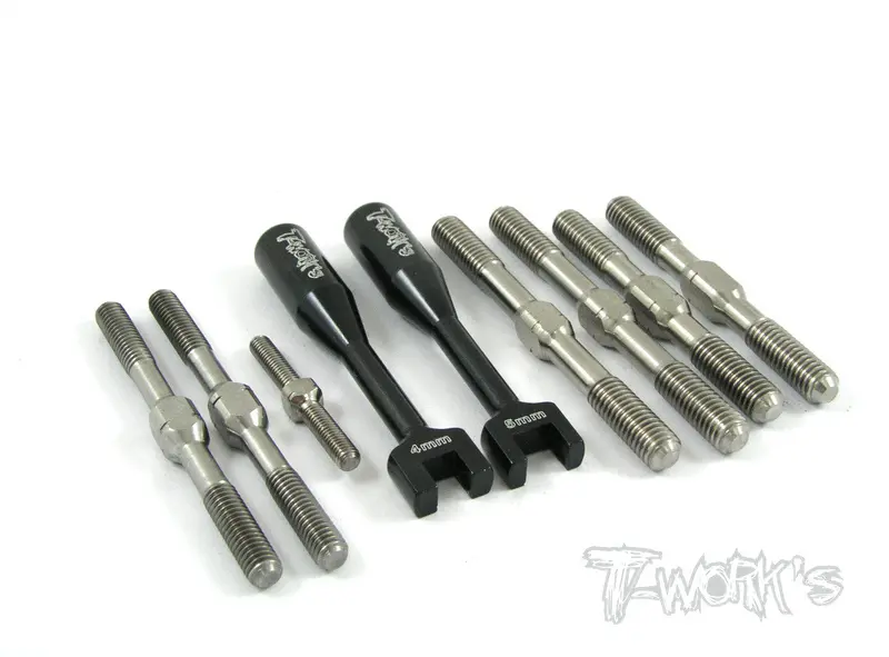 Tb-004 Serpent S811/811E Cobra Titanium Turnbuckle Set 1