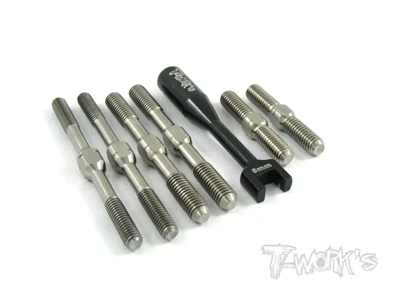 Tb-006 Hot Bodies D8 & Ve8 Titanium Turnbuckle Set 1