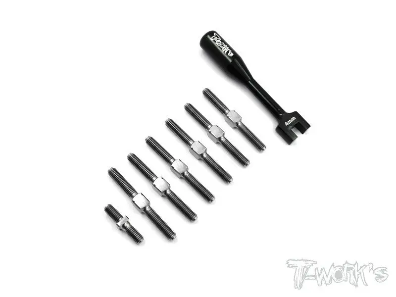 Tb-019 Top Racing Photon Ex Titanium Turnbuckle Set 1