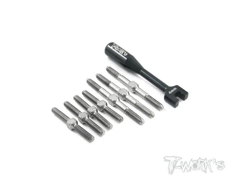 Tb-021 Xray T3 2012 Titanium Turnbuckle Set 1