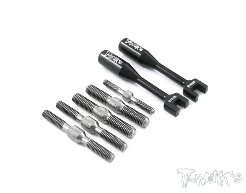 Tb-025 Sworkz S350 Bk-1 Titanium Turnbuckle Set 1