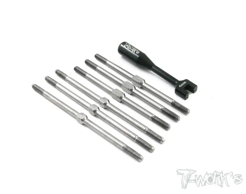 Tb-027 Team Associated Rc10 T4.1 Punisher Plus (3Mm) Turnbuckle Set 1