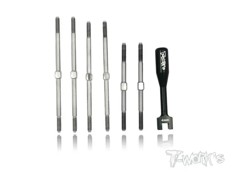 Tb-029 Team C Tc02 & Ts2 Titanium Turnbuckle Set 1