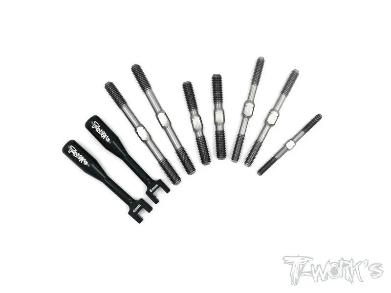 Tb-030 Team C T8 & T8e Titanium Turnbuckle Set 1