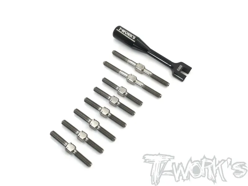 Tb-036 Titanium Turnbuckle Set For Xray T4 /T4 2020/T4f 1