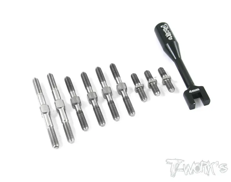 Tb-042 Yokomo Bd7 Titanium Turnbuckle Set 1