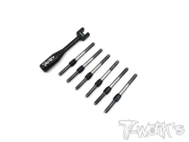 Tb-045H Hybrid Titanium Turnbuckle Set For Kyosho Rb6 / Rb6.6 1