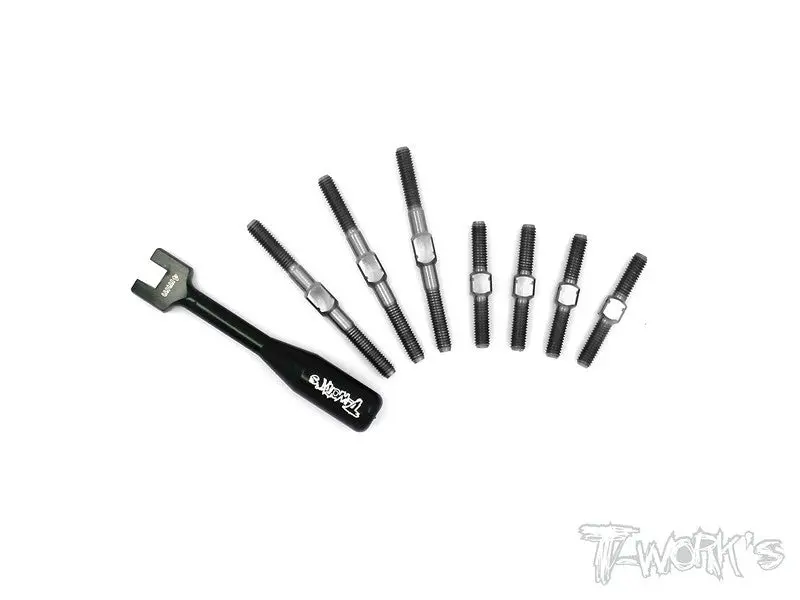 Tb-046 Serpent S411 Titanium Turnbuckle Set 1