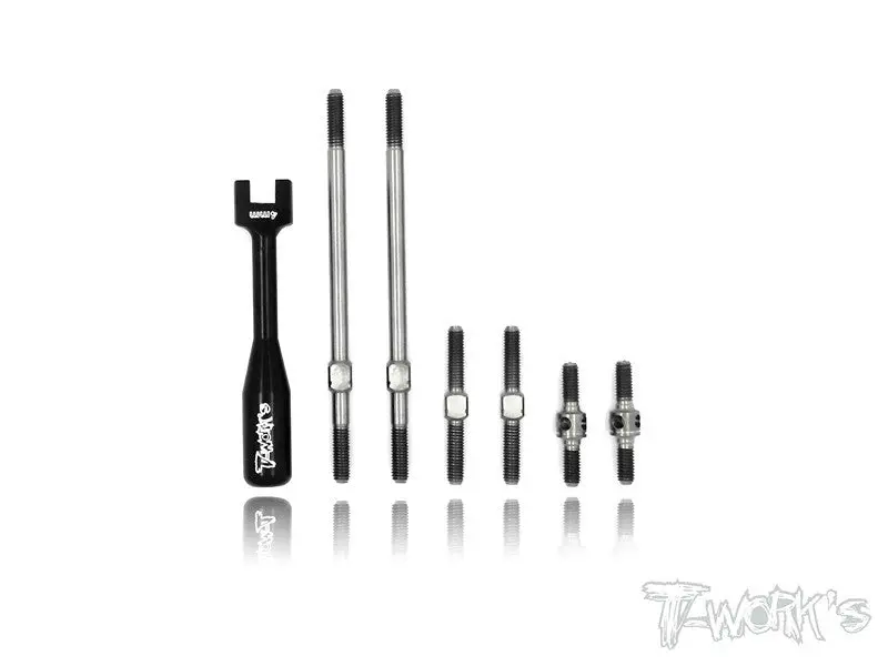 Tb-049 Xray Rx8/Rx8 2012 Titanium Turnbuckle Set 1