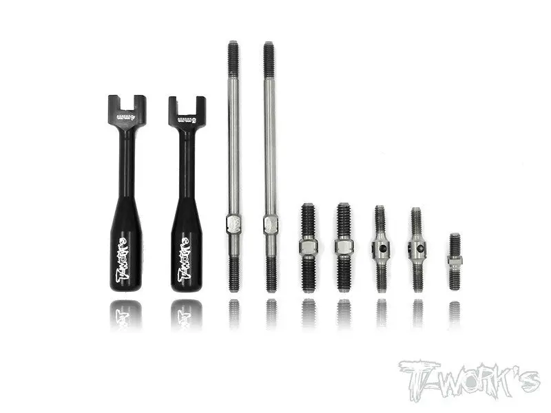 Tb-058 Serpent Viper 977 Titanium Turnbuckle Set 1