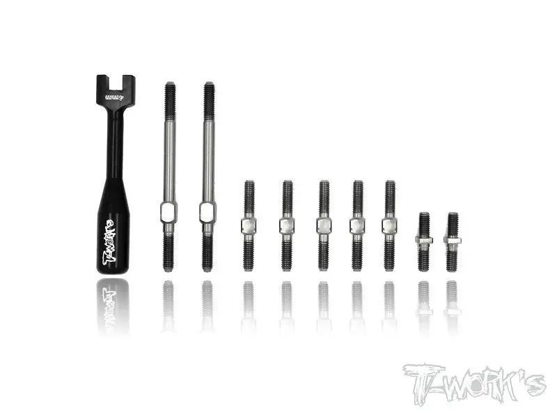 Tb-059 Serpent 747 Titanium Turnbuckle Set 1
