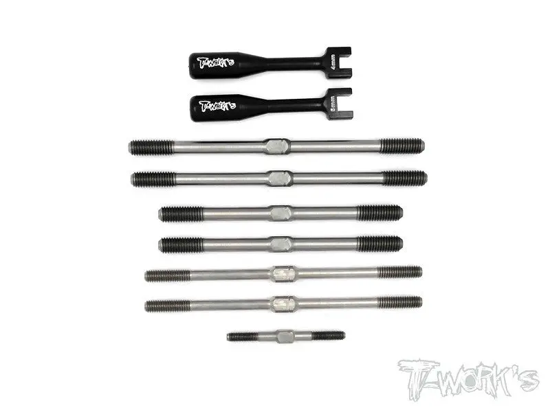 Tb-062 Xray Xt9 Titanium Turnbuckle Set 1