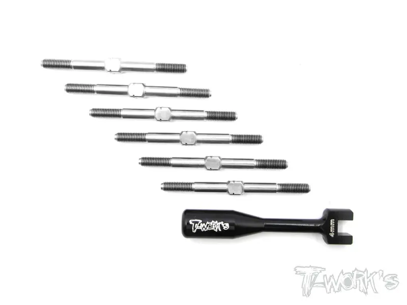 Tb-066 Team Associated Rc10 B5/B5m 64 Titanium Turnbuckle Set 1