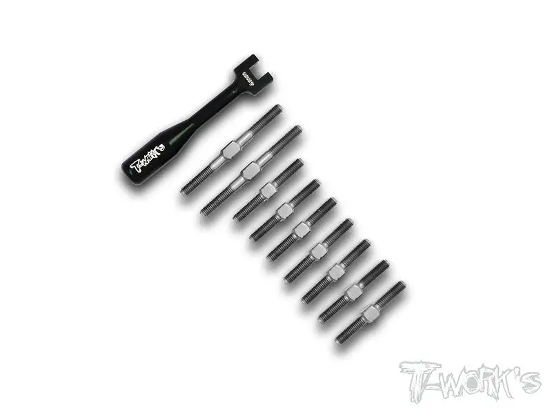 Tb-067 Xray T4'15 /T4'16 /T4'17/T4'18/T4'19 64 Titanium Turnbuckle Set 1
