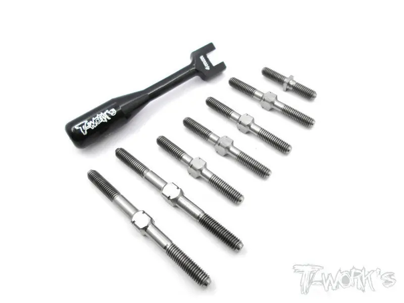 Tb-071 64 Titanium Turnbuckle Set  For Tamiya Trf419 1