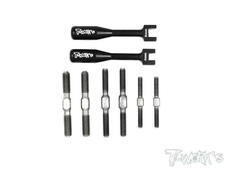 Tb-072 Titanium Turnbuckle Set For Sworkz S350 Bk-1 Evo Ii 1