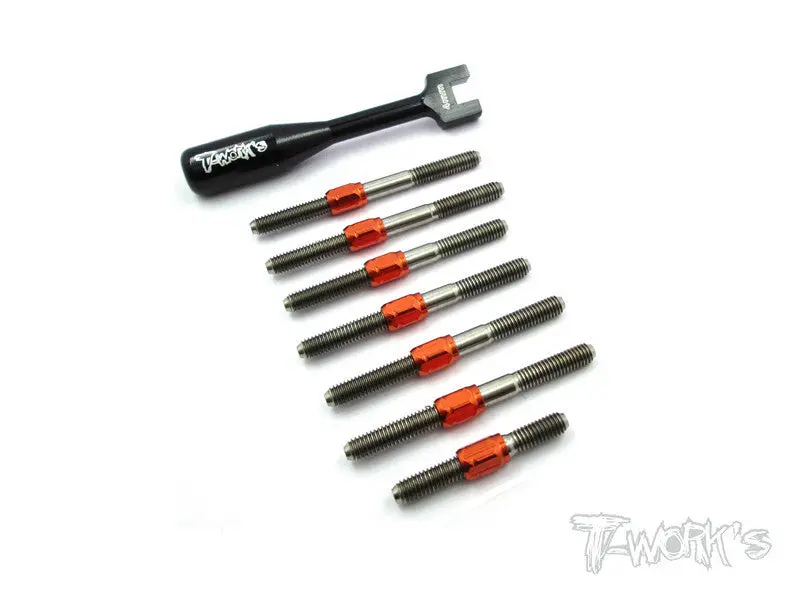 Tb-073H Hybrid Titanium Turnbuckle Set For Hpi Pro5 1