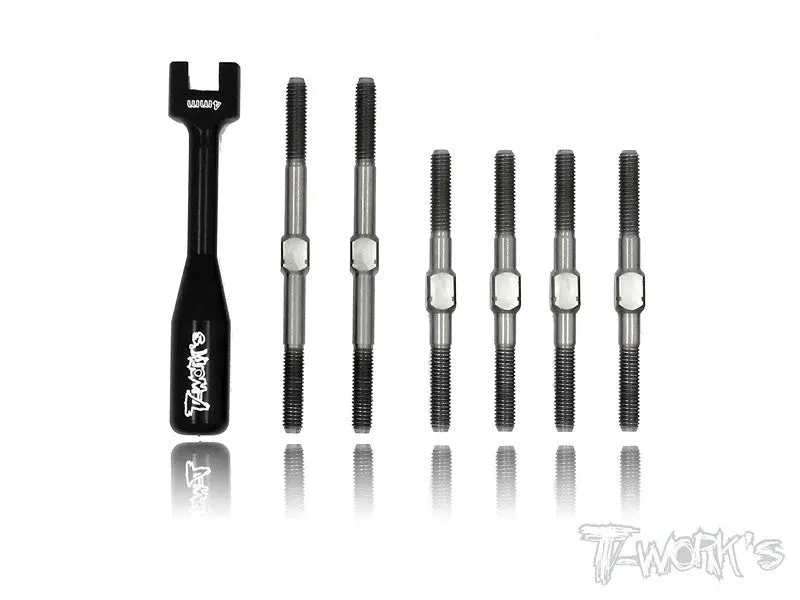Tb-074 Titanium Turnbuckle Set For Hot Bodies D413 1