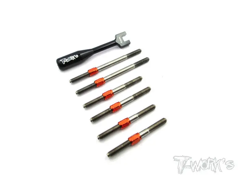 Tb-074H Hybrid Titanium Turnbuckle Set For Hot Bodies D413 1