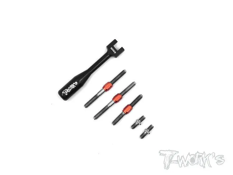 Tb-083H Hybrid Titanium Turnbuckle Set  For Serpent F110 Sf2 1