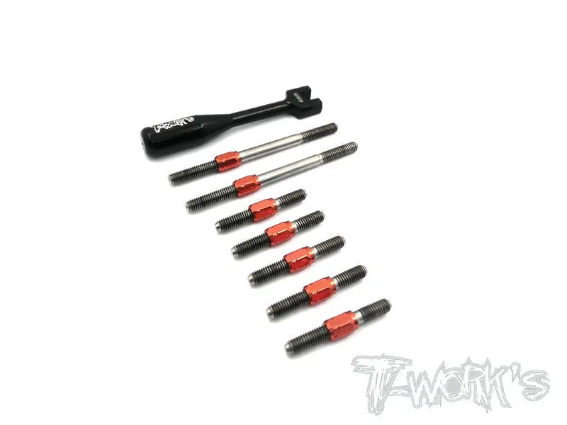 Tb-087H  Hybrid Titanium Turnbuckle Set( For Serpent 748Wc/Tq/E ) 1