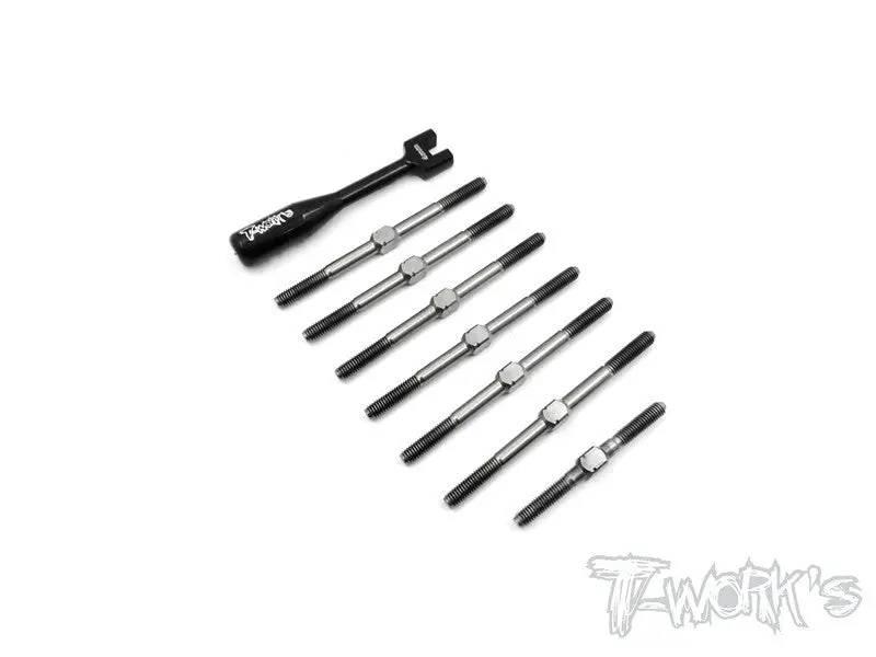 Tb-088 64 Titanium Turnbuckle Set ( For Serpent Spyder Srx4 ) 1