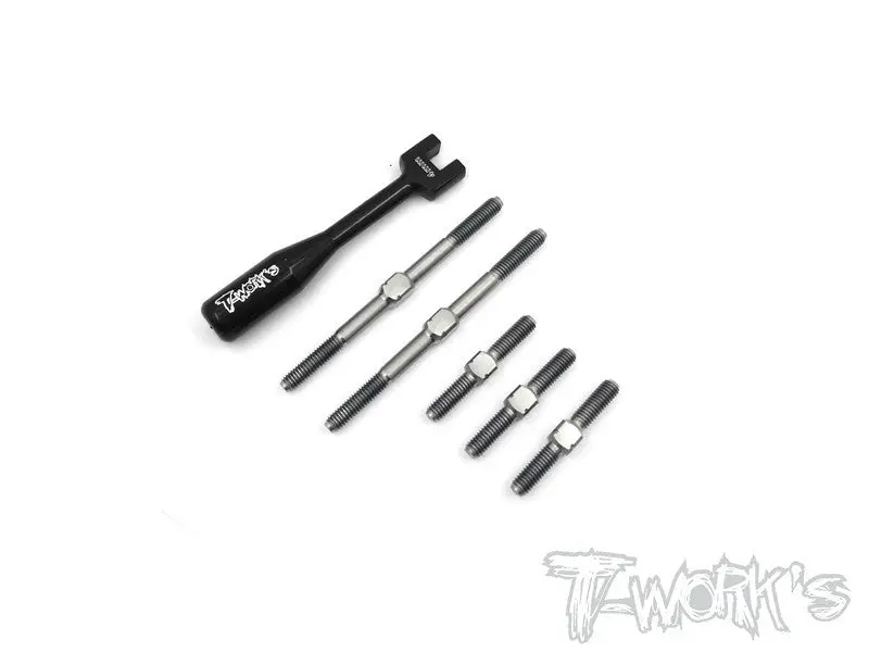 Tb-089 64 Titanium Turnbuckle Set For Serpent 733 1