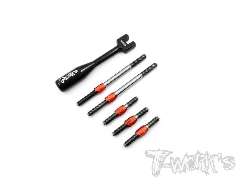 Tb-089H Hybrid Titanium Turnbuckle Set For Serpent 733 1