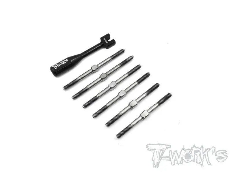 Tb-090 64 Titanium Turnbuckle Set ( For Yokomo Yz-4 ) 1