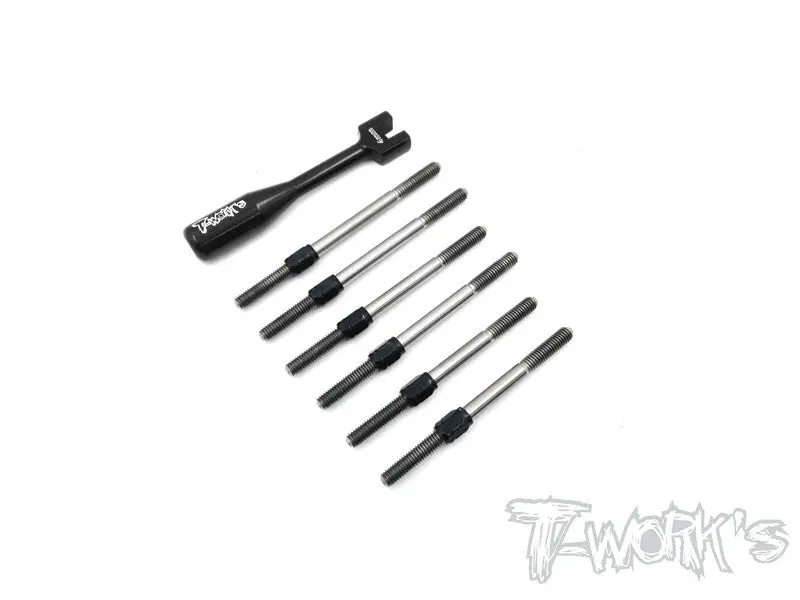 Tb-090H Hybrid Titanium Turnbuckle Set ( For Yokomo Yz-4 ) 1