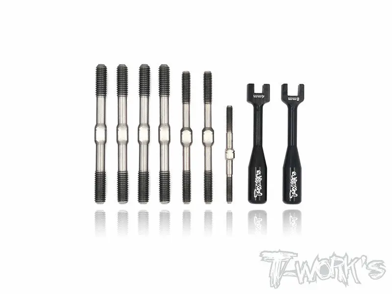 Tb-092 64 Titanium Turnbuckle Set For Tekno Nb48.3 1
