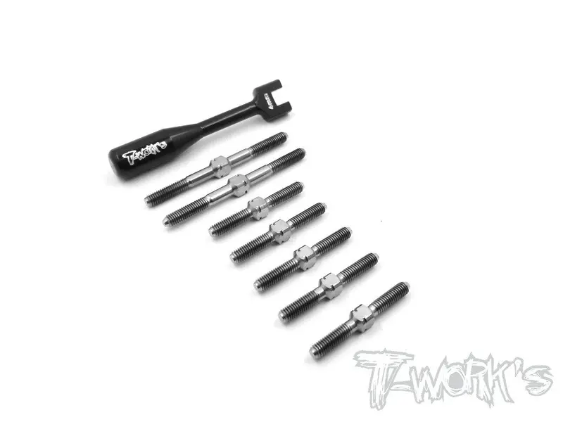 Tb-095 64 Titanium Turnbuckle Set ( For Kyosho Tf7 ) 1