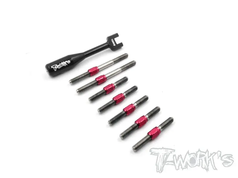 Tb-095H Hybrid Titanium Turnbuckle Set For Kyosho Tf7 1
