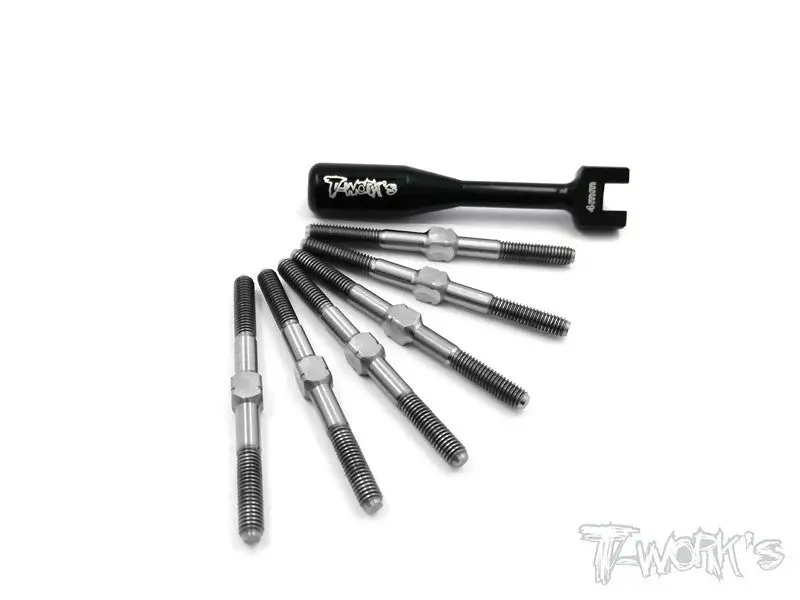 Tb-099  64 Titanium Turnbuckle Set ( For Kyosho Ultima Rz6 ) 1