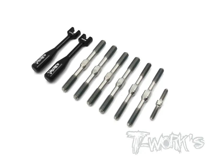 Tb-100 64 Titanium Turnbuckle Set ( For Serpent Cobra Gt3.0 ) 1