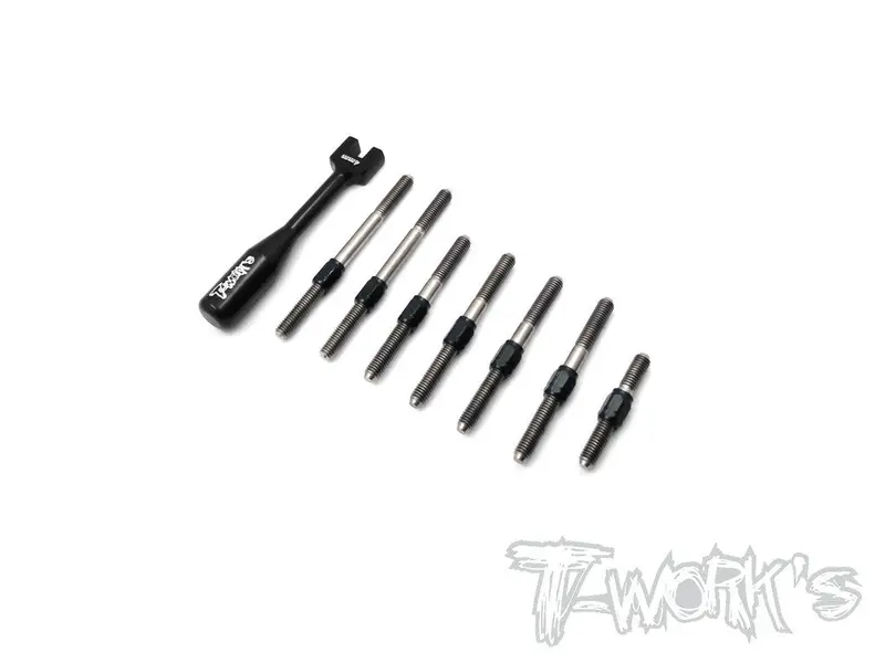 Tb-108H 64 Titanium Turnbuckle Set For Schumacher Mi6 1