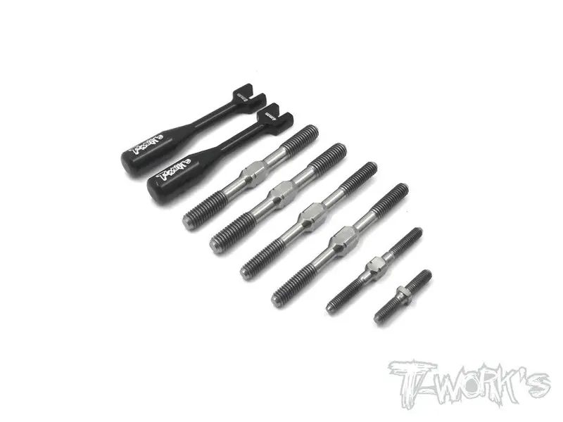 Tb-109  64 Titanium Turnbuckle Set  For Xray Xb8 2016 1