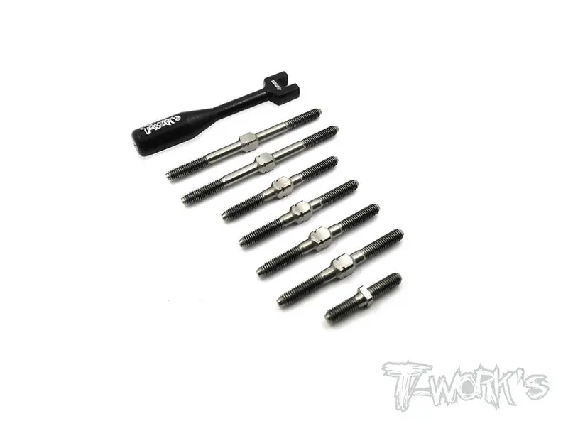 Tb-110 64 Titanium Turnbuckle Set (For Team Associated Tc7 / Tc7.1/Tc7.2) 1