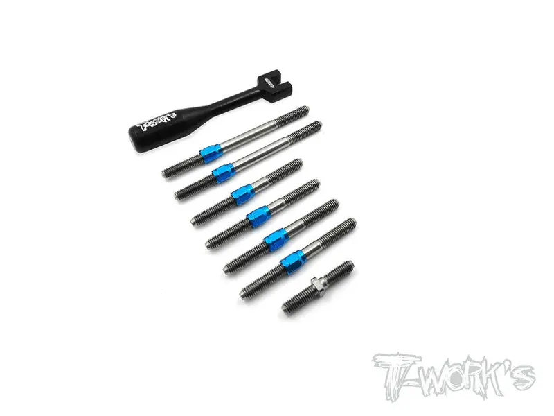 Tb-110H  Hybrid Titanium Turnbuckle Set (For Team Associated Tc7 / Tc7.1/Tc7.2) 1