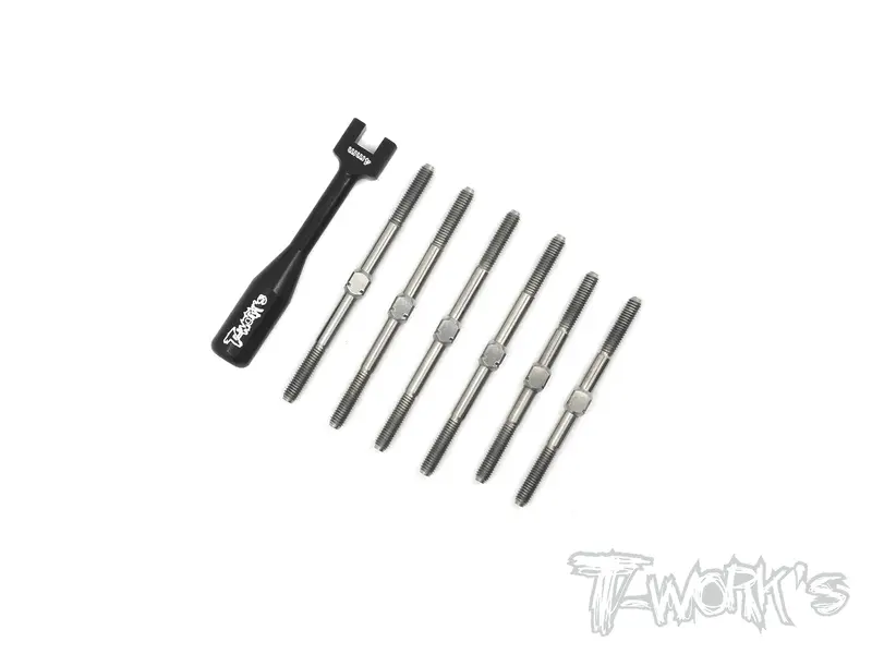 Tb-113  64 Titanium Turnbuckle Set For Schumacher Cat K2 1